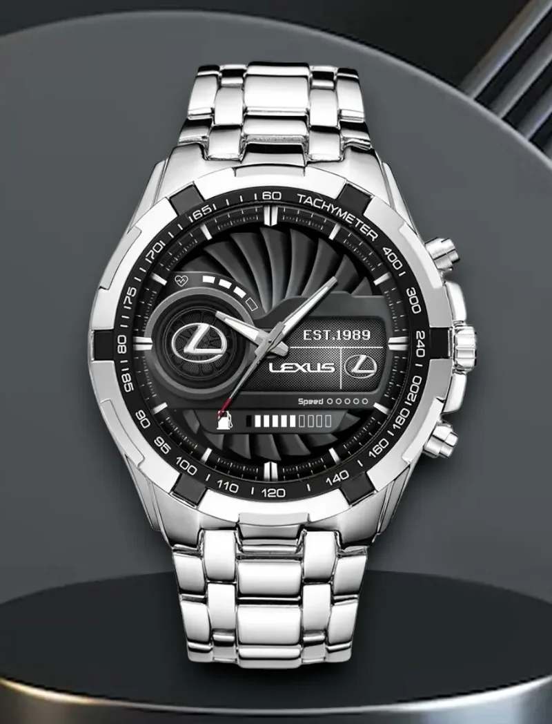 High-End Coupe Steel Watches, Sport Fan Timepiece Performance CAR0402 - Silver