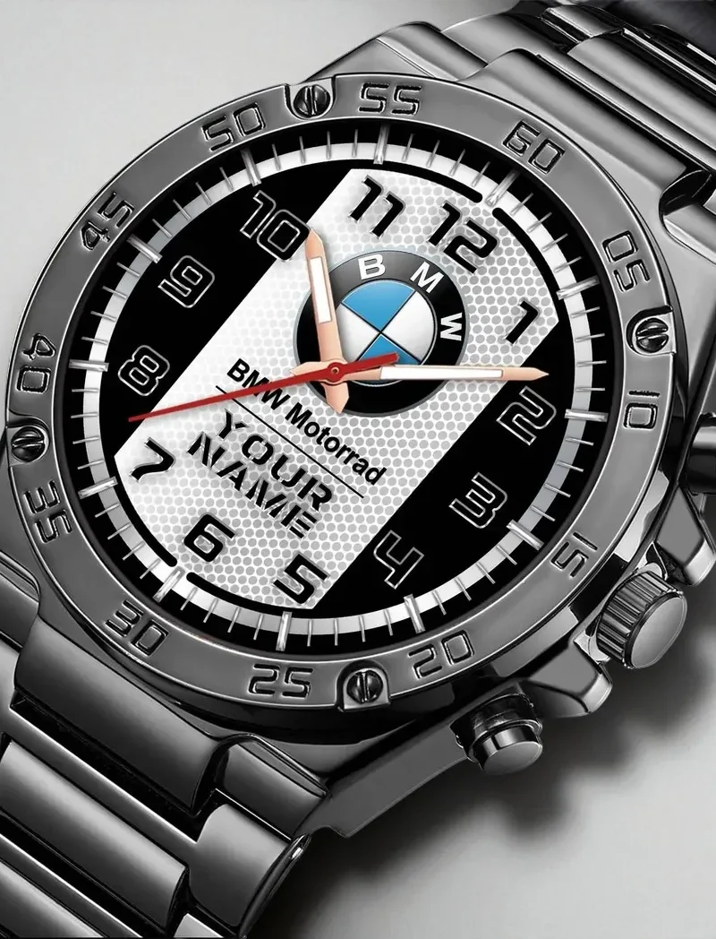 Small Executive Car Hand Watch, Sport-Inspired Watch Precision DCAR477 - Black