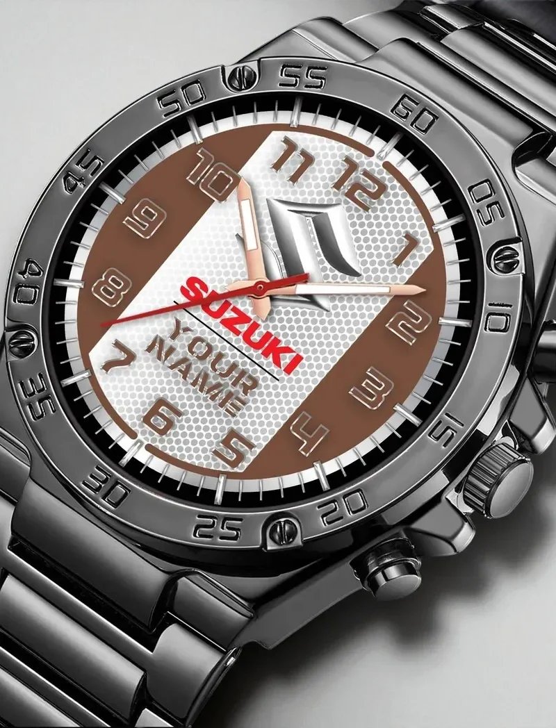 Superbike Hand Watch, Sport Fan Signature Watch DCAR477 - Brown