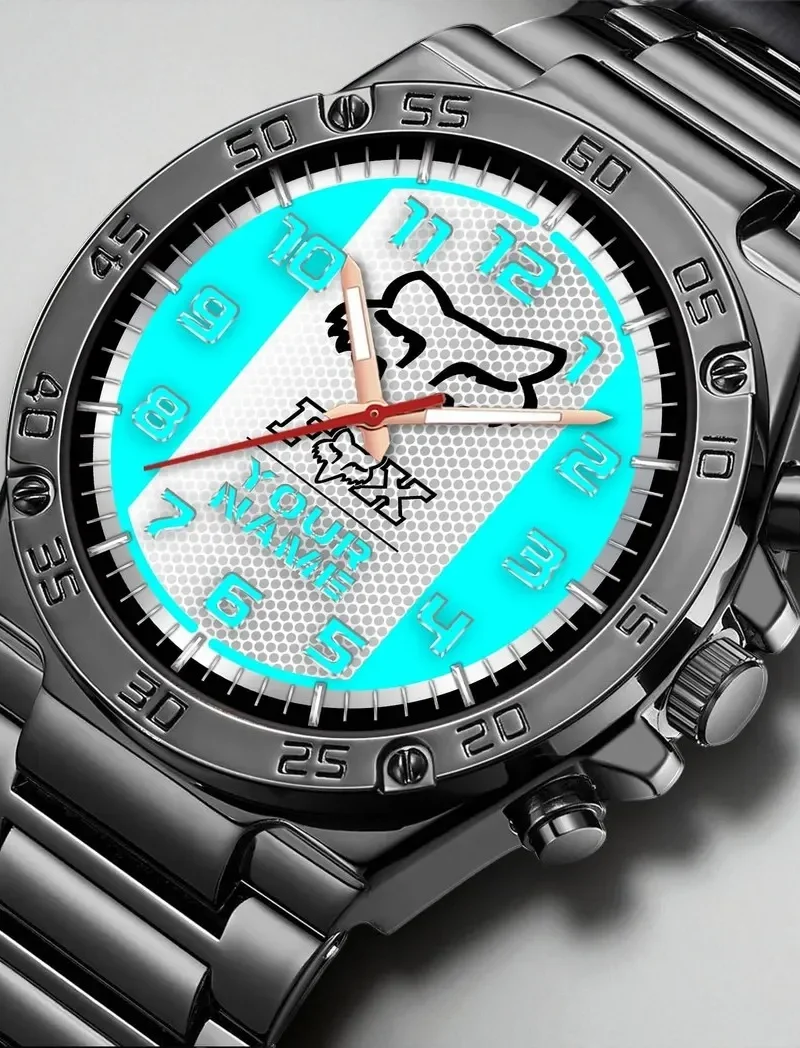 Enduro Gear Hand Watch, Dynamic Watch for Sport Fans DCAR477 - Cyan