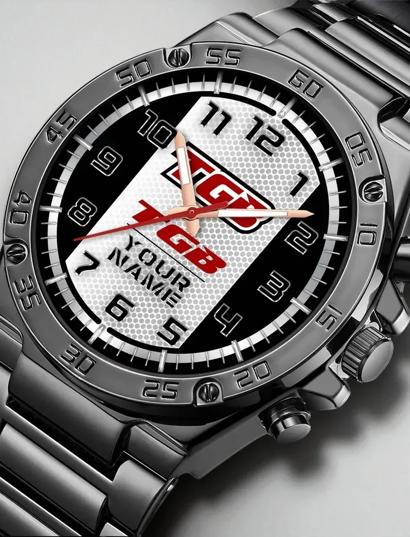 Affordable Two-Wheeler Brand Hand Watch, Watch Built for Enthusiasts DCAR477 - Black