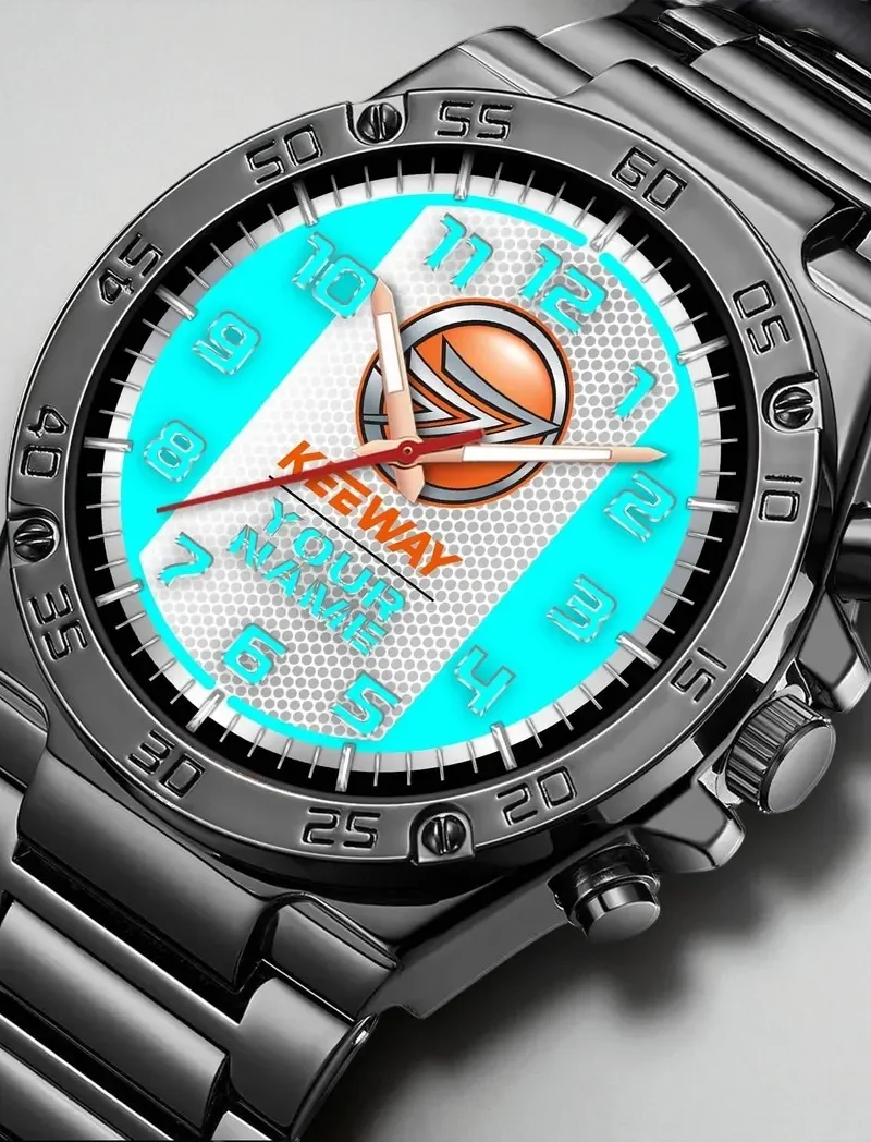 Lightweight Ride Hand Watch, Sport Fan Signature Watch DCAR477 - Cyan