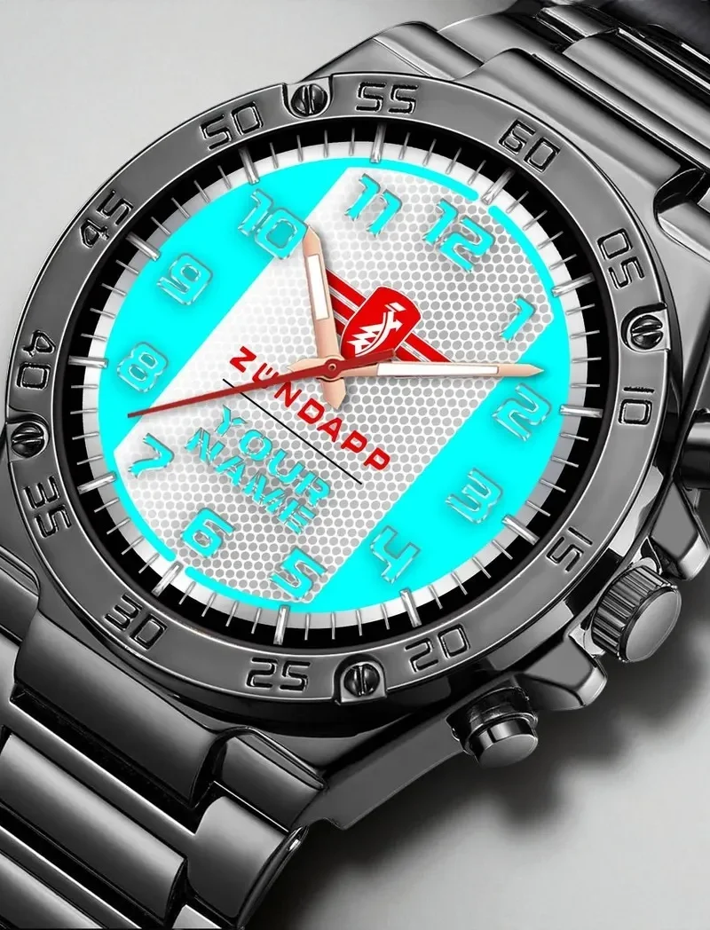 Retro Street Bike Hand Watch, Fan-Focused Precision Timepiece DCAR477 - Cyan