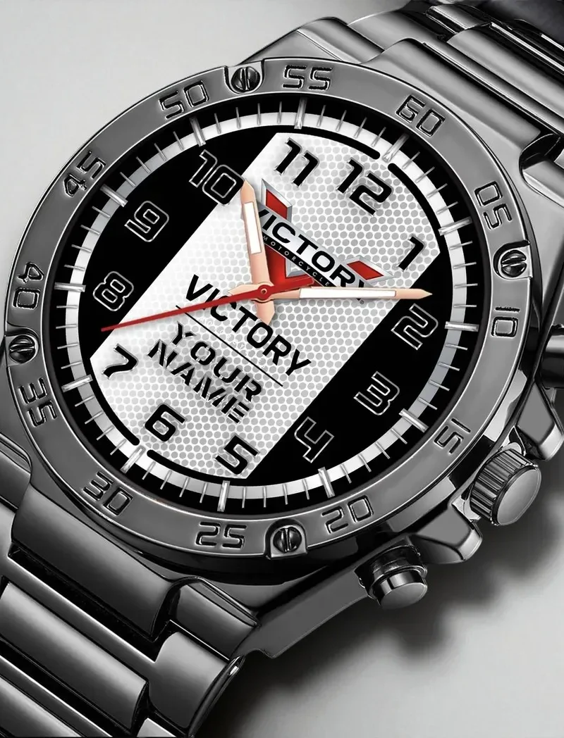 Cruiser Motorcycle Hand Watch, Fan Lifestyle Performance Watch DCAR477 - Black