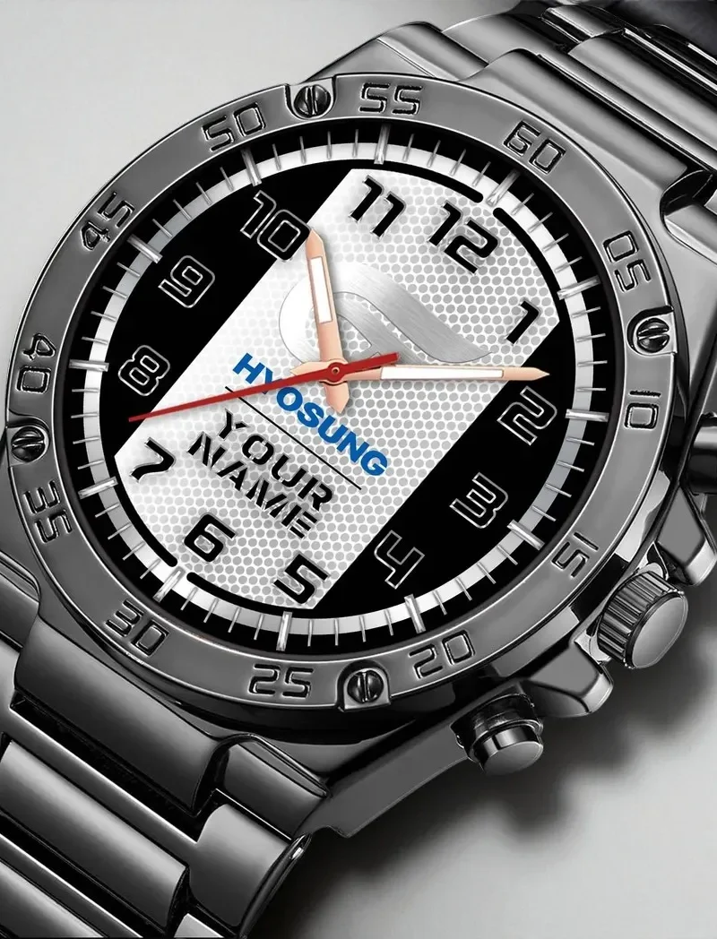 Urban Motorcycle Hand Watch, Game Day Fan Watch DCAR477 - Black