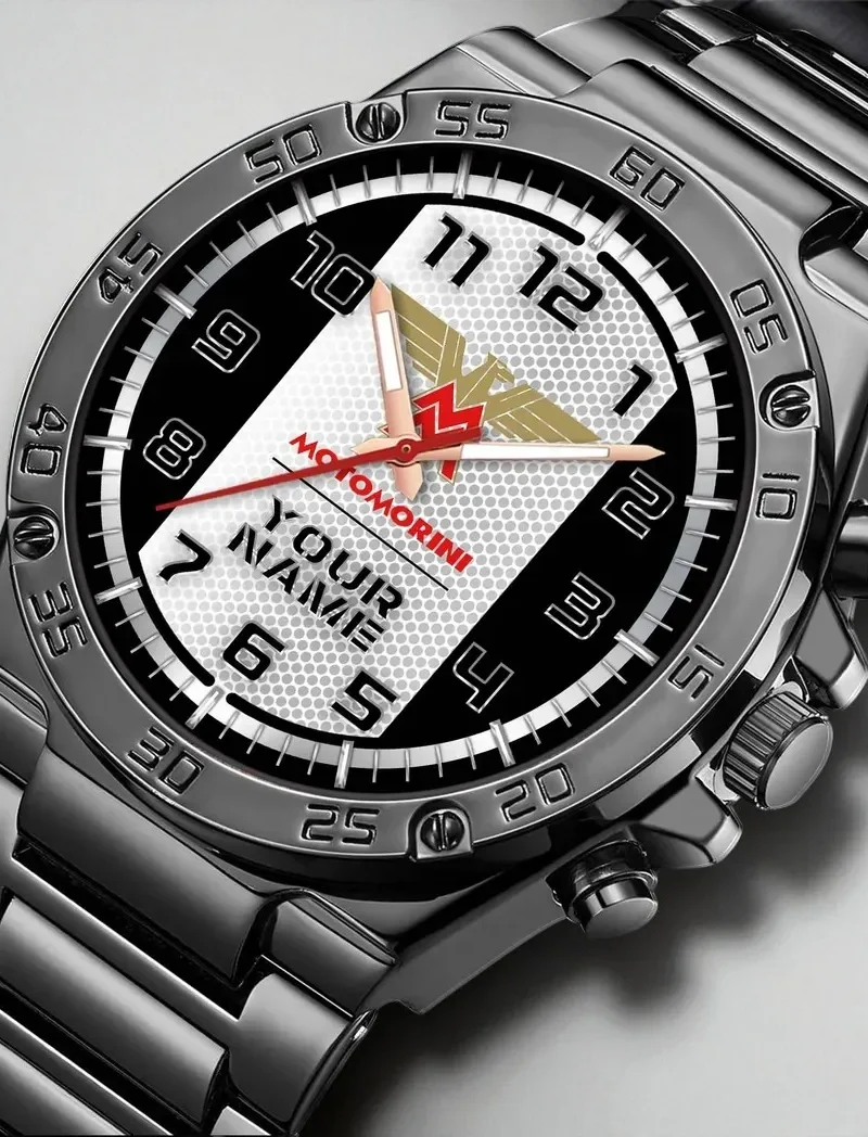 Adventure Bike Hand Watch, Bold Watch for Supporters DCAR477 - Black