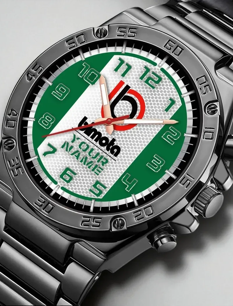 Track Bike Hand Watch, Sport Fan Signature Watch DCAR477 - Green