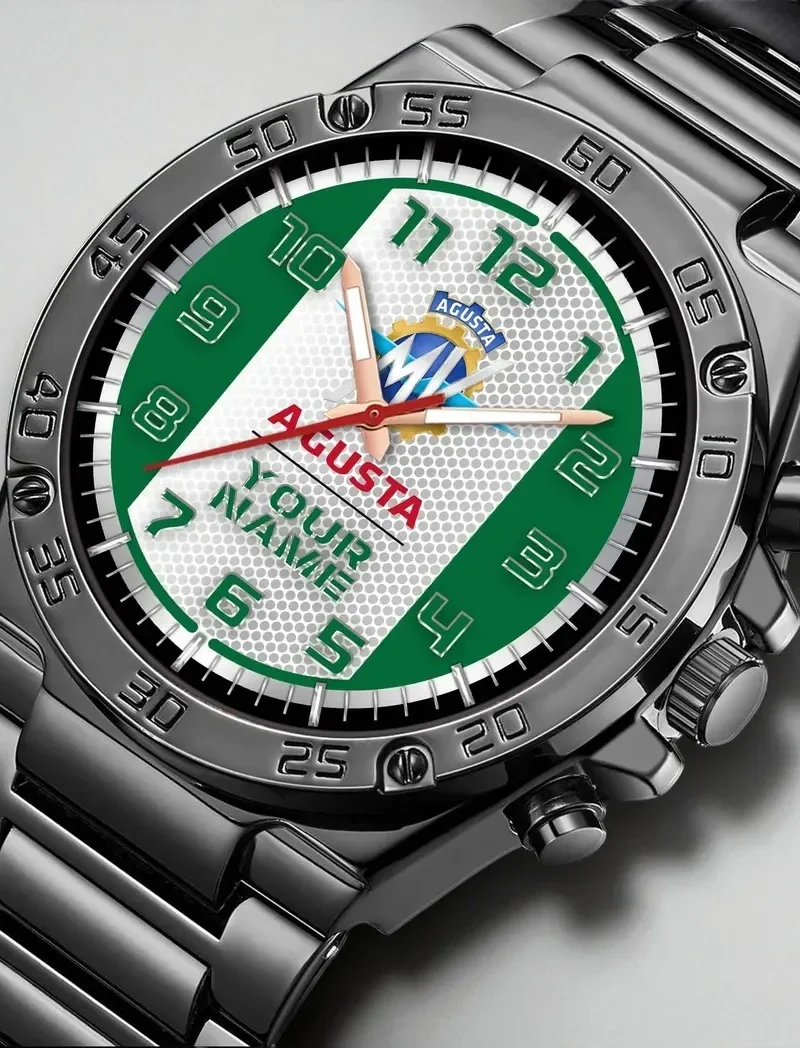 High-Performance Ride Hand Watch, Athletic-Inspired Wristwatch Style DCAR477 - Green