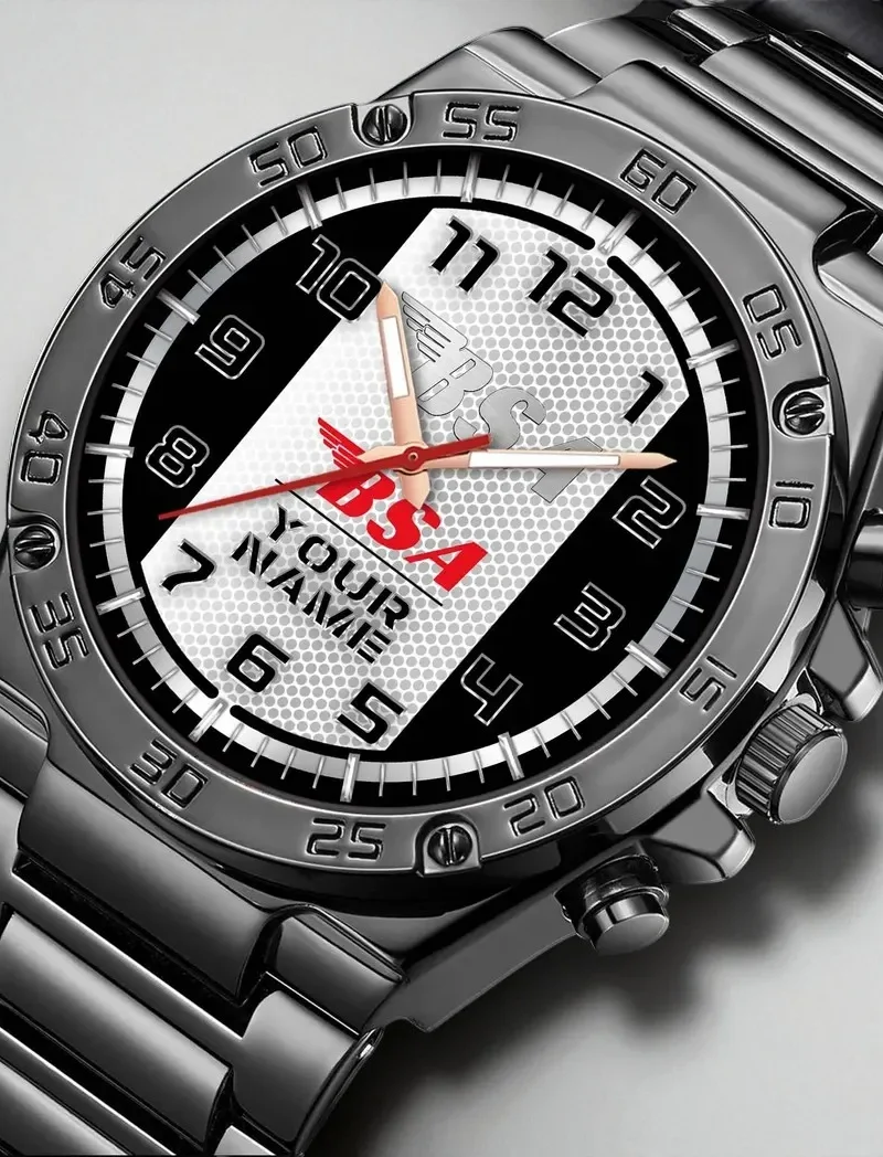 Heritage Two-Wheeler Hand Watch, Sport Lover's Precision Watch DCAR477 - Black