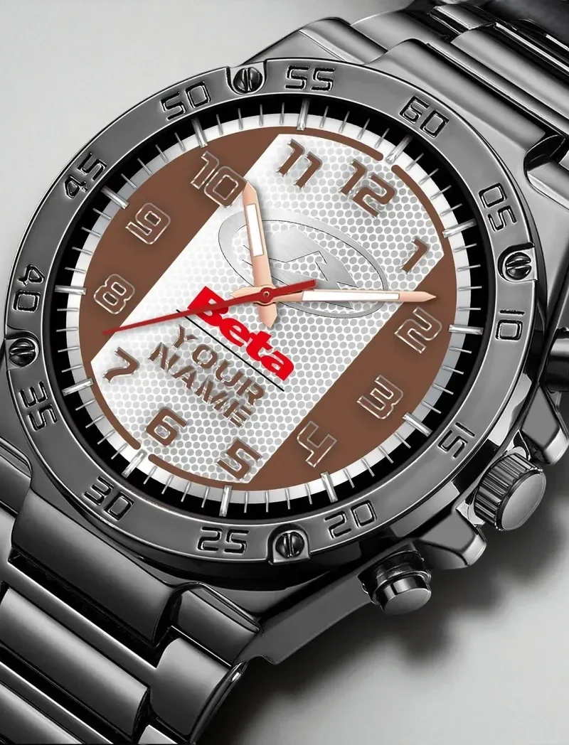 Trail Motorbike Hand Watch, Bold Watch for Supporters DCAR477 - Brown