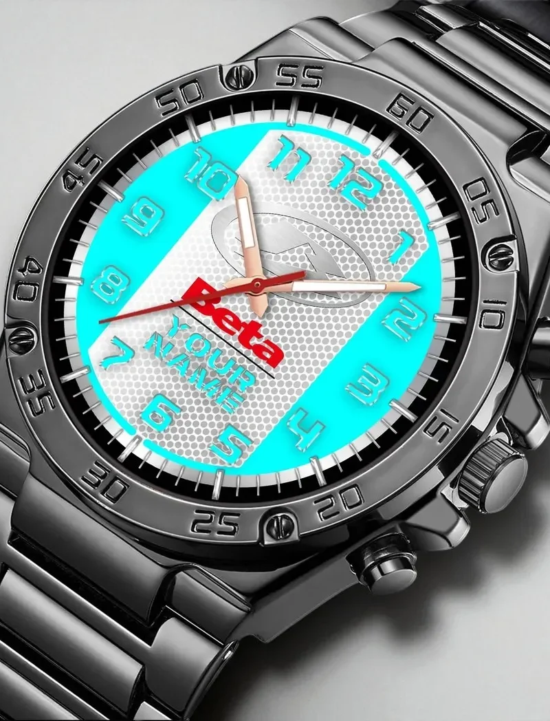 All-Terrain Motorbike Hand Watch, Timeless Sport Fan Accessory DCAR477 - Cyan