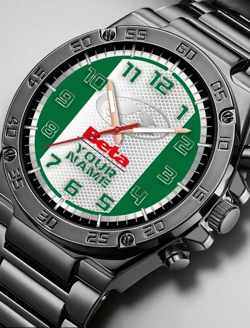 All-Terrain Motorbike Hand Watch, Sport-Inspired Wristwatch Style DCAR477 - Green