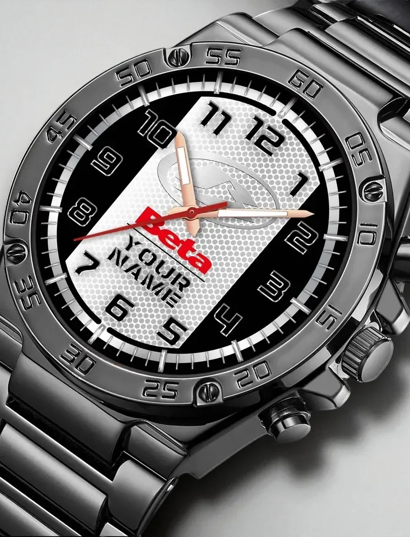 Dirt Bike Hand Watch, Stylish Watch for Enthusiasts DCAR477 - Black